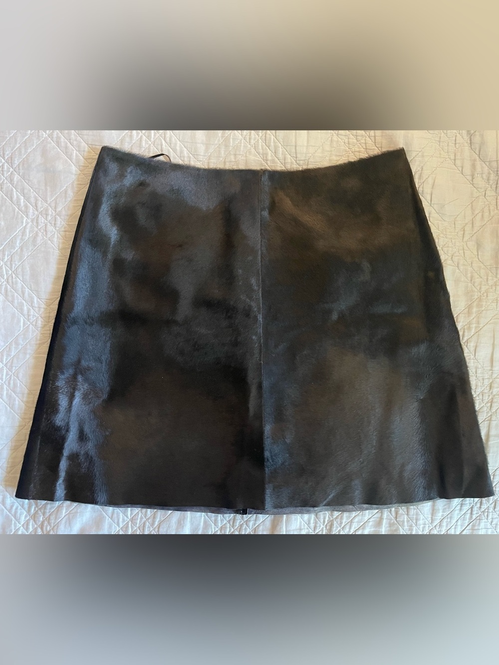 J CREW Collection Fairfax skirt in calf hair Black Size 12 $998 CQ527 - Picture 6 of 9